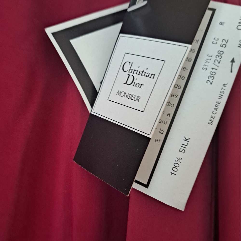 Dior 100% silk robe